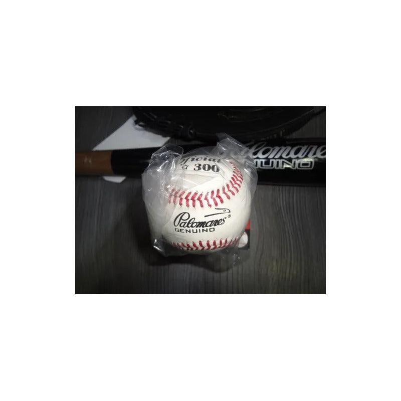 Kit Beisbol Juvenil Manopla,bat Y Pelota  Palomares Genuino