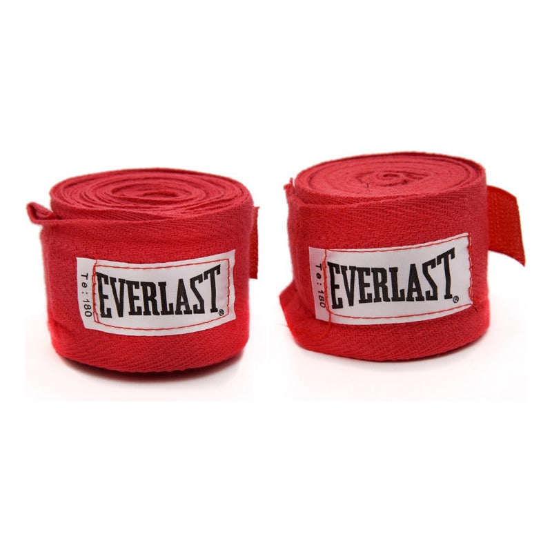 Vendas De Entrenamiento Box Mma Kick Boxing - Everlast Color Rojo